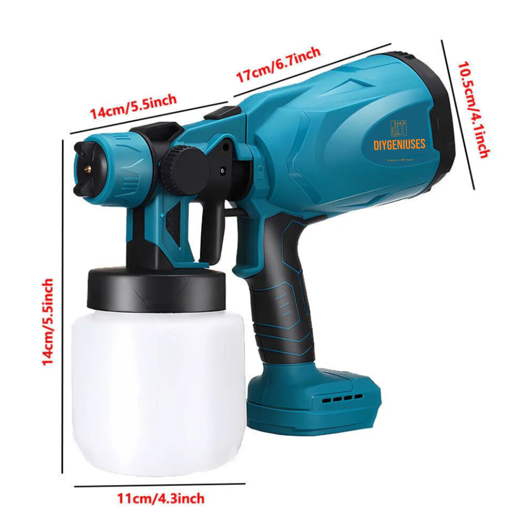 DiyGeniuses™ Cordless Paint Spray Gun