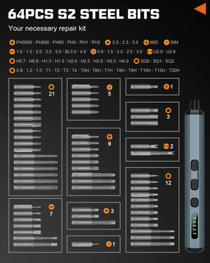 68 in 1 Electrical Precision Screwdriver Kit