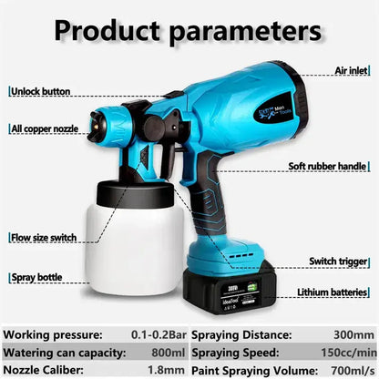 Portable Paint Spray Gun